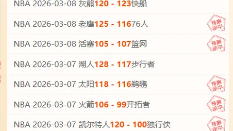 近4场NBA赛事专家精准推荐，连胜在望